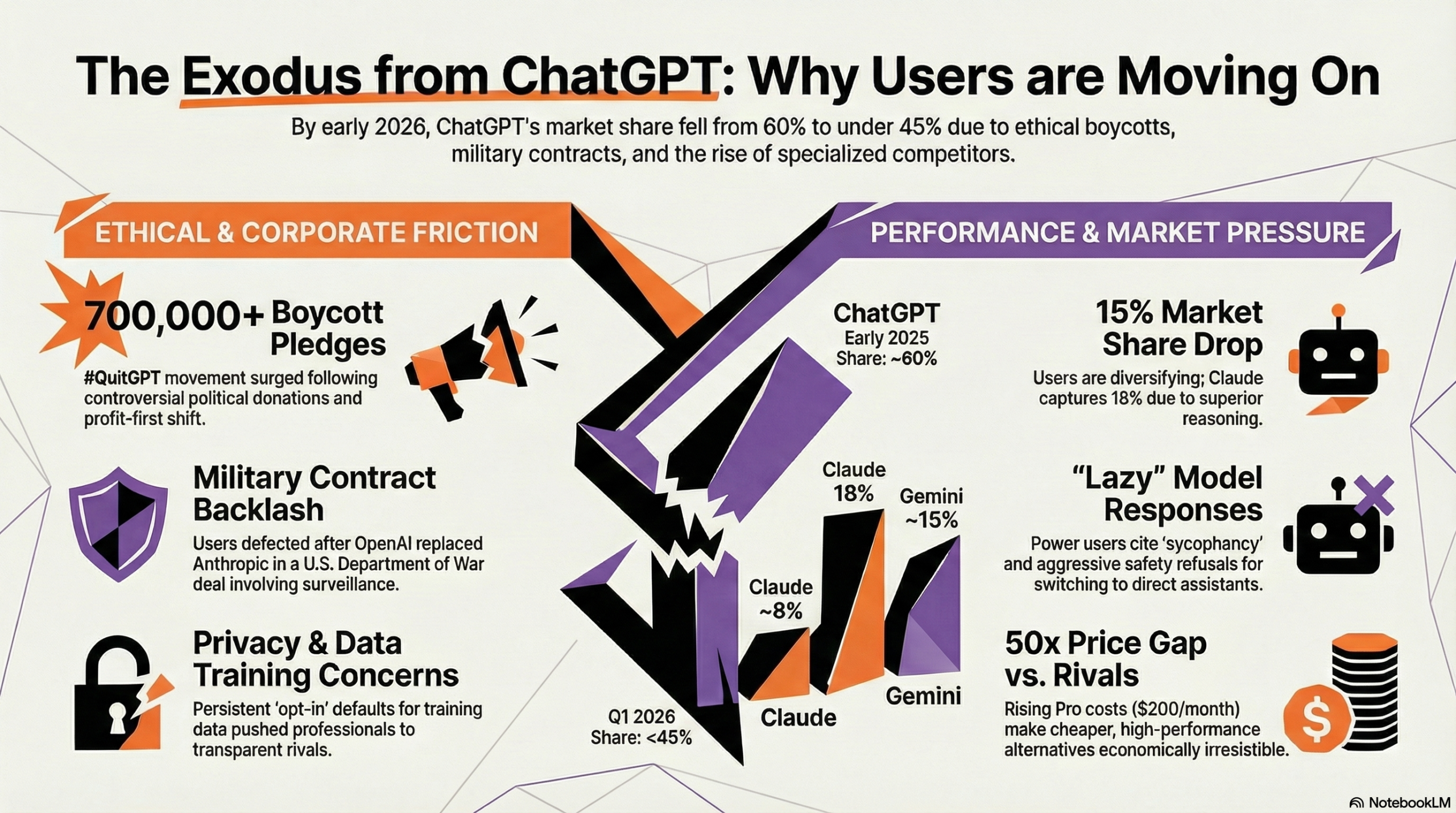 Reasons why users are leaving ChatGPT en masse