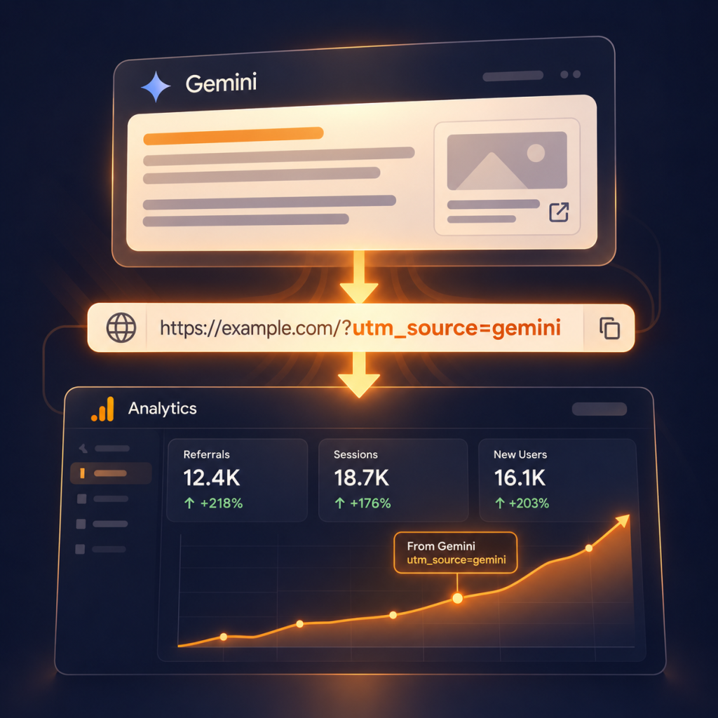 Gemini Traffic to Analytics Dashboard